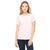 Bella + Canvas Women's Pink Relaxed Jersey Short-Sleeve T-Shirt