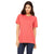 Bella + Canvas Women's Red Triblend Relaxed Jersey Short-Sleeve T-Shirt