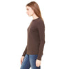 Bella + Canvas Women's Chocolate Jersey Long-Sleeve T-Shirt