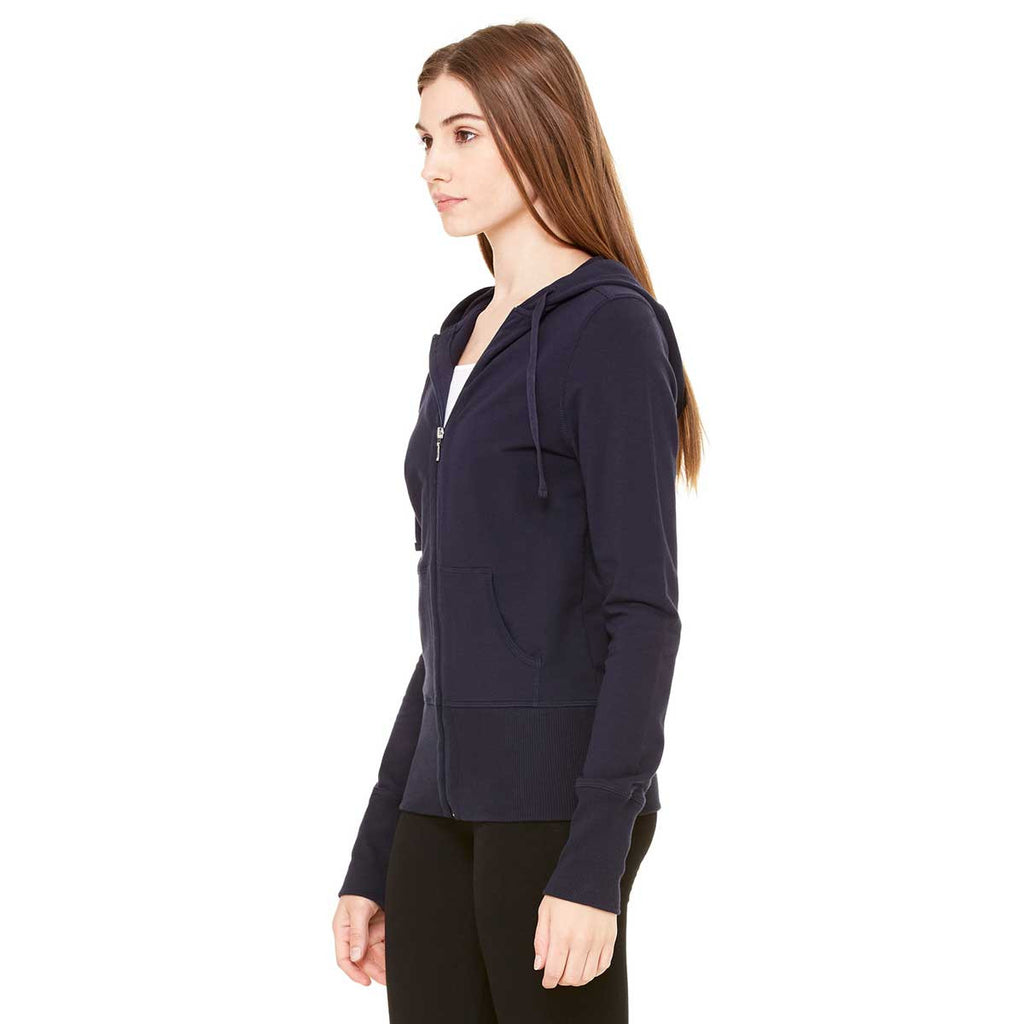 Bella + Canvas Women's Midnight Stretch French Terry Lounge Jacket