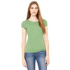 Bella + Canvas Women's Leaf Sheer Jersey Short-Sleeve T-Shirt
