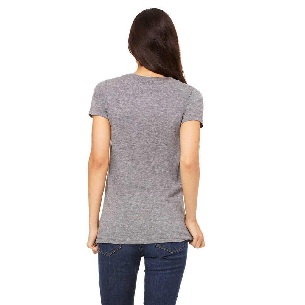 Bella + Canvas Women's Grey Triblend Short-Sleeve T-Shirt