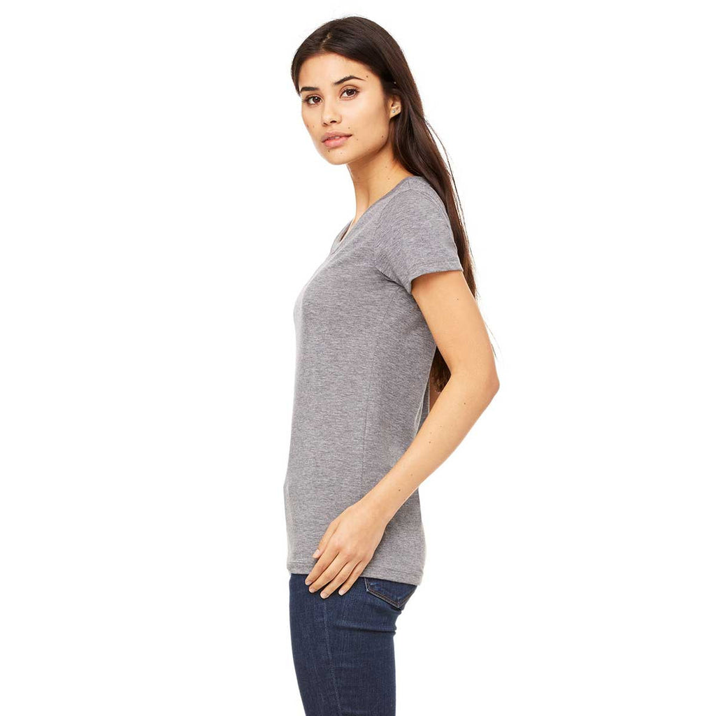 Bella + Canvas Women's Grey Triblend Short-Sleeve T-Shirt