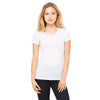 Bella + Canvas Women's White Fleck Triblend Short-Sleeve T-Shirt