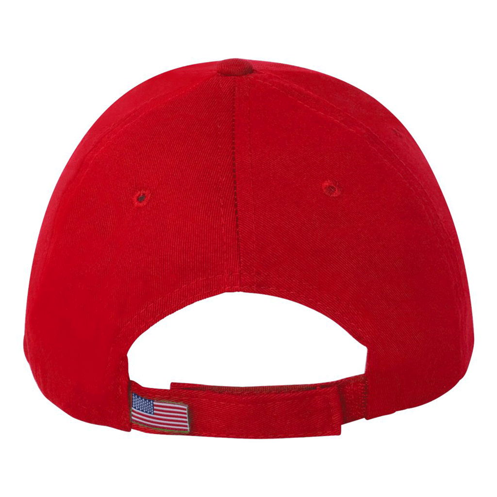 Bayside Red USA Made Structured Cap