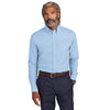 Brooks Brothers Men's Newport Blue Wrinkle-Free Stretch Pinpoint Shirt