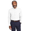Brooks Brothers Men's White Wrinkle-Free Stretch Pinpoint Shirt