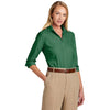 Brooks Brothers Women's Club Green Wrinkle-Free Stretch Naildhead Shirt