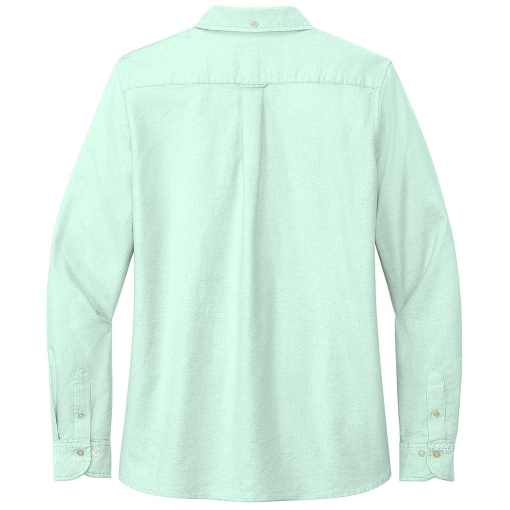 Brooks Brothers Women's Soft Mint Casual Oxford Cloth Shirt