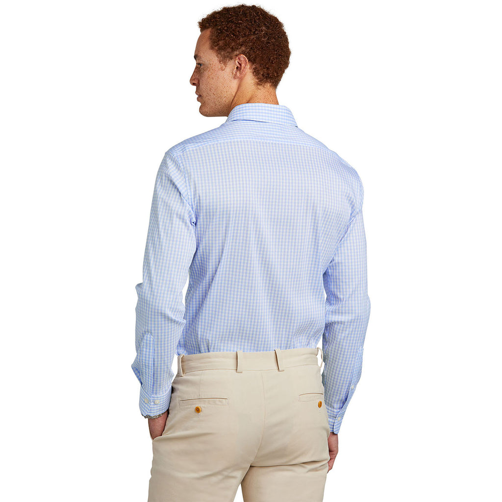 Custom Brooks Brothers Stretch Pinpoint Shirt Newport Blue