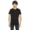 American Apparel Youth Black 50/50 Poly-Cotton Short Sleeve Tee