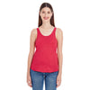 American Apparel Women's Heather Red Poly-Cotton Racerback Tank