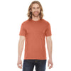 American Apparel Unisex Heather Orange Poly-Cotton Short Sleeve Crewneck T-Shirt
