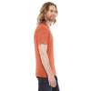 American Apparel Unisex Heather Orange Poly-Cotton Short Sleeve Crewneck T-Shirt