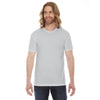 American Apparel Unisex New Silver Poly-Cotton Short Sleeve Crewneck T-Shirt