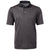 Cutter & Buck Men's Black/Elemental Grey Virtue Eco Pique Micro Stripe Recycled Tall Polo