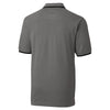 Cutter & Buck Men's Elemental Grey Tall DryTec Short Sleeve Advantage Tipped Polo