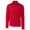 Cutter & Buck Men's Cardinal Red Tall DryTec Long Sleeve Advantage Half-Zip