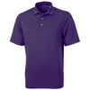 Cutter & Buck Men's College Purple Virtue Eco Pique Recycled Tall Polo