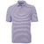 Cutter & Buck Men's College Purple Virtue Eco Pique Stripped Recycled Tall Polo