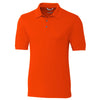 Cutter & Buck Men's College Orange Tall DryTec Short Sleeve Advantage Polo