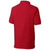Cutter & Buck Men's Red Tall DryTec Short Sleeve Advantage Polo