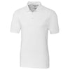 Cutter & Buck Men's White Tall DryTec Short Sleeve Advantage Polo
