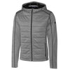 Cutter & Buck Men's Charcoal Tall WeatherTec Altitude Quilted Jacket