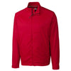 Cutter & Buck Men's Red Tall WeatherTec Blakely Full-Zip Jacket