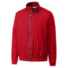 Cutter & Buck Men's Red Tall DryTec Nine Iron Full-Zip Jacket
