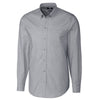 Cutter & Buck Men's Charcoal Tall Long Sleeve Epic Easy Care Stretch Oxford Shirt