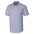 Cutter & Buck Men's Light Blue Tall Short Sleeve Epic Easy Care Stretch Oxford Shirt