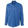 Cutter & Buck Men's French Blue Tall Long Sleeve Epic Easy Care Nailshead Shirt