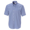 Cutter & Buck Men's French Blue Tall Short Sleeve Epic Easy Care Nailshead