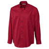Cutter & Buck Men's Tall Cardinal Red Easy Care Twill Dress Shirt
