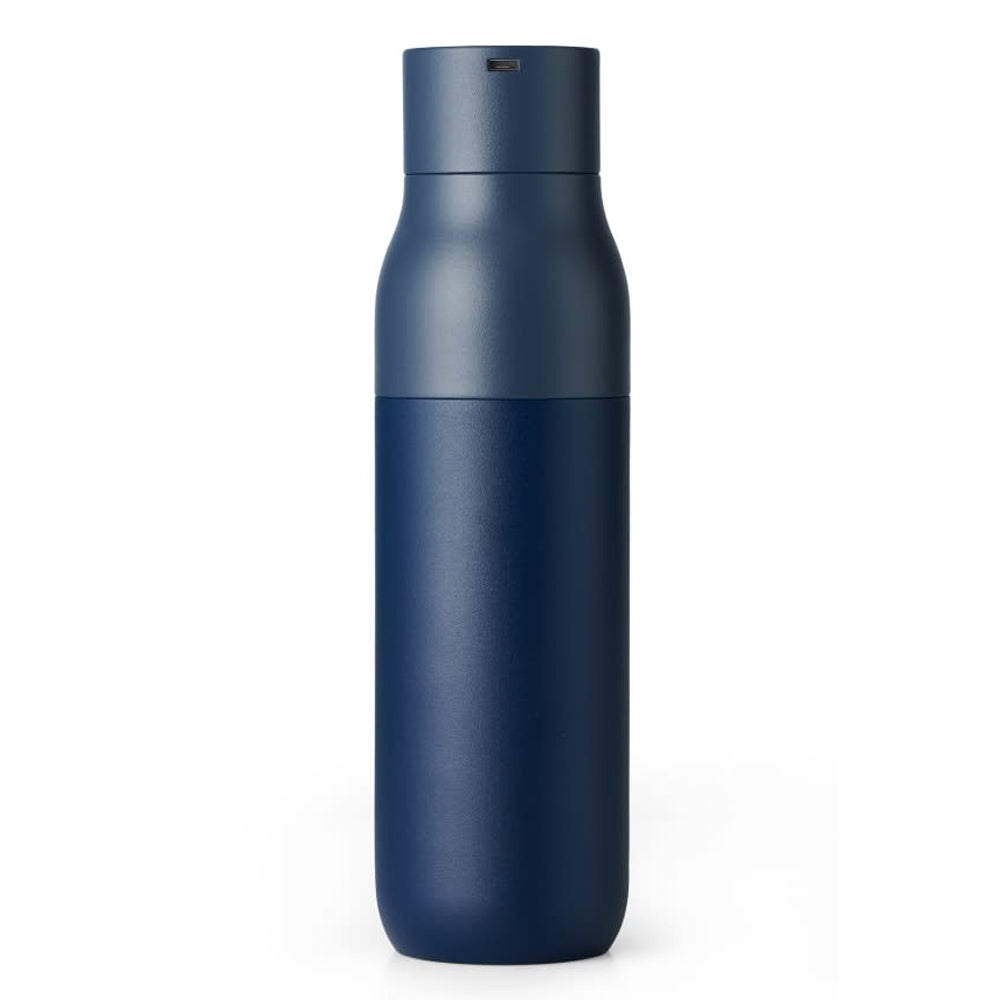 Loooqs 800ml Water Bottle With Fruit Infuser - BPA Free Tritan, Blue, Infuser Compartment For Flavored Water & Ice