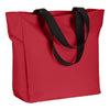 BAGedge Red Polyester Zip Tote
