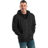 Berne Men's Black Heritage Thermal-Lined Full Zip Hooded Sweatshirt