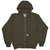 Berne Men's Charcoal Heritage Thermal-Lined Full Zip Hooded Sweatshirt