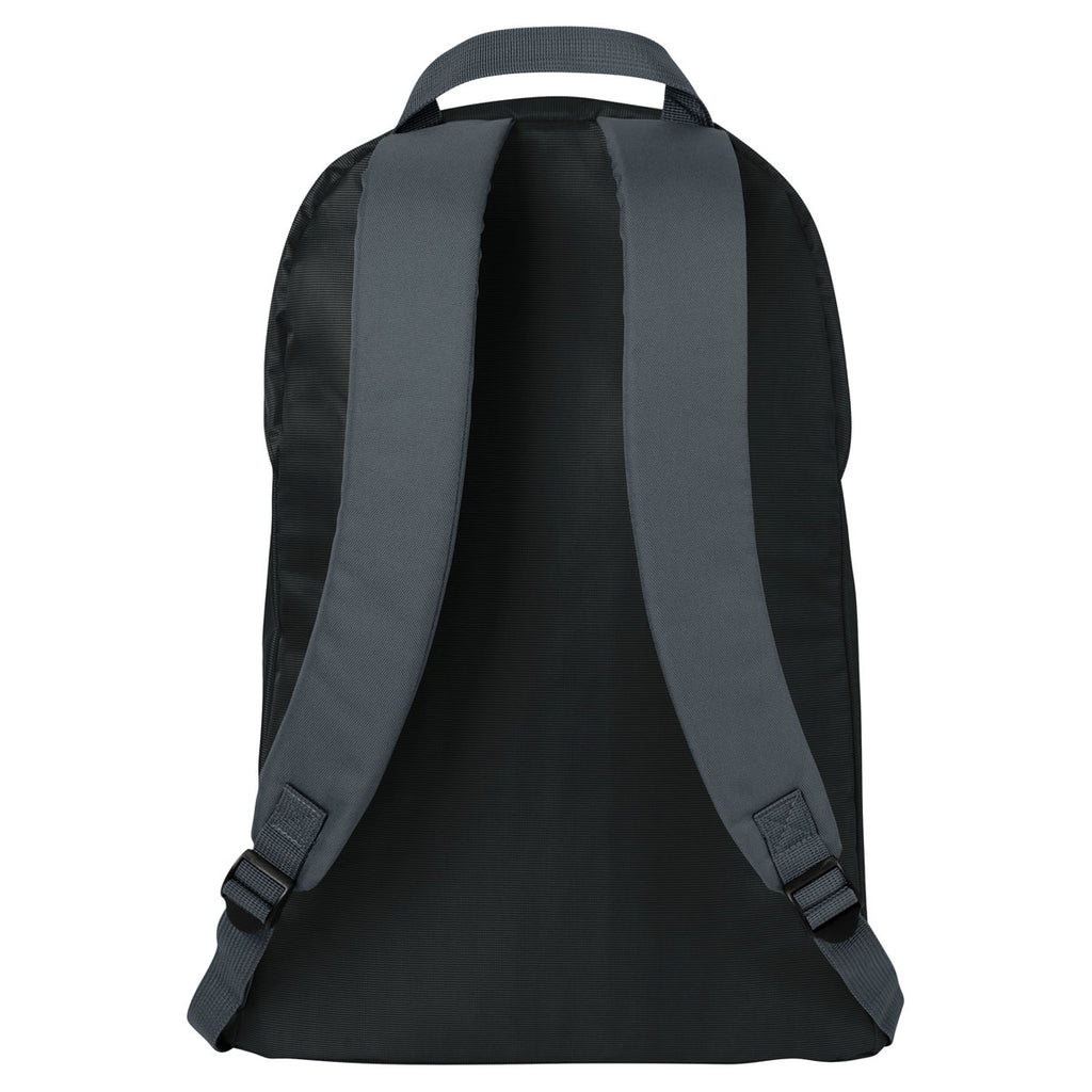 Port Authority Nearly Black/Smoke Grey Nailhead Backpack
