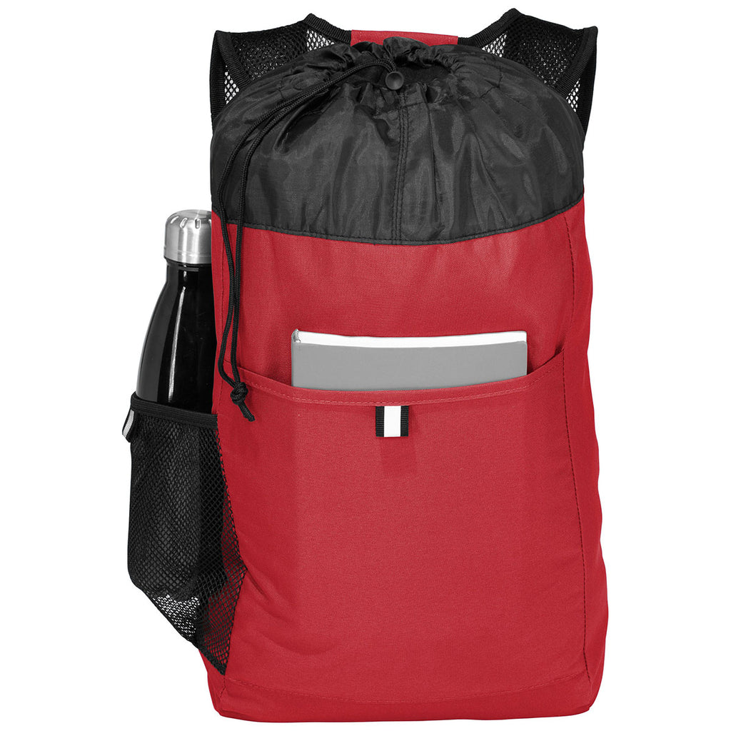 Port Authority Chili Red/Black Hybrid Backpack