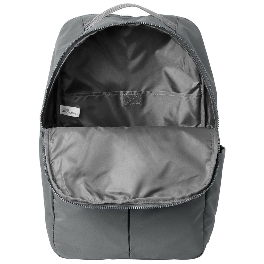 Port Authority Storm Grey Matte Backpack