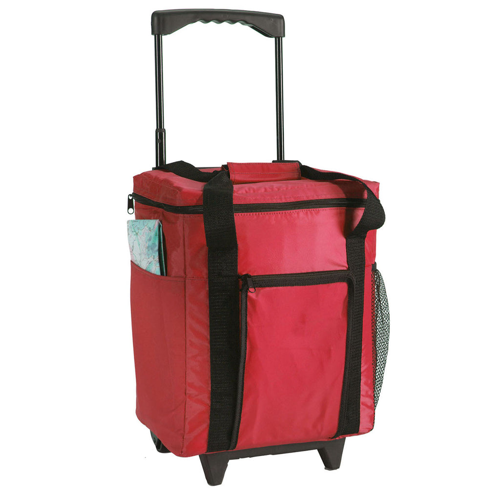 The Bag Factory Red Rolling Cooler