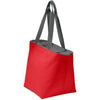 Port Authority True Red/Magnet Carry All Zip Tote