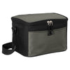 Port Authority Grey/Black 6-Can Cube Cooler