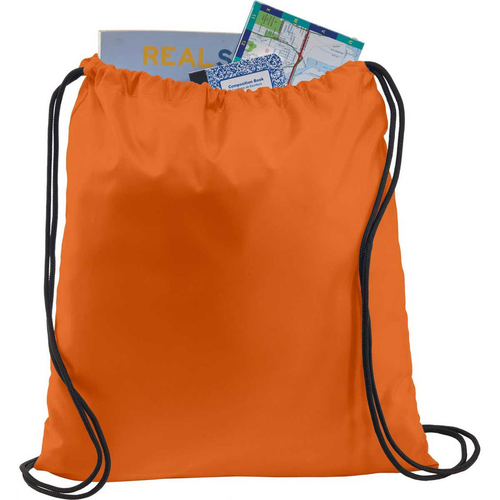 Port Authority Texas Orange Ultra-Core Cinch Pack