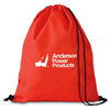 The Bag Factory Red Drawstring Backpack