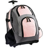 Port Authority Light Pink/Grey Wheeled Backpack