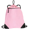 Port Authority Bright Pink Cinch Pack with Mesh Trim