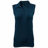 Levelwear Women's Navy Pure Sleeveless Polo